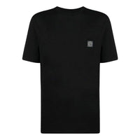 STONE ISLAND Pisato Effect Logo Patch T-shirt 'Black' 101523757-A0029