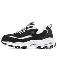(WMNS) Skechers D'Lites 1.0 'Black' 149906-BKW
