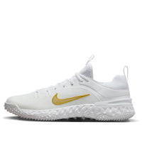 Nike Huarache 9 Elite TF LAX 'White Metallic Vivid Gold' FN0310-100
