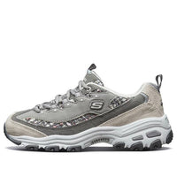 (WMNS) Skechers D'Lites 'Grey Beige' 9999196-CHAR