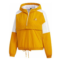 (WMNS) adidas Urban Anorak Casual Sports Half Zipper Jacket Gold Color GM1470