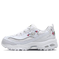 (WMNS) Skechers D'lites 1.0 GS White 11977-WHT