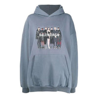 Balenciaga Real Balenciaga Oversized Hoodie 'Grey' 620973TIV481404