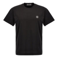 STONE ISLAND Garment Dyed Logo T-Shirt 'Black' 791524113-A0029