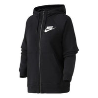 (WMNS) Nike Sportswear Rally Hooded Jacket 'Black White' 930910-010