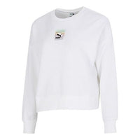 (WMNS) PUMA Love Sweatshirt 'White' 537357-02
