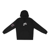 Travis Scott x Jordan Crossover Alphabet Printing Hoodie 'Black' TC-373