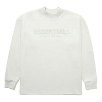 Fear of God Essentials FW21 Innersect Long Sleeve Logo Tee 'Mozzarella' 125BT212091F