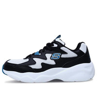 (WMNS) Skechers D lites Airy Unisex Black/White/Blue 88888105-WBKT