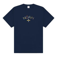 NOAH Embroidered Core Logo T-shirt 'Navy' T30SS21