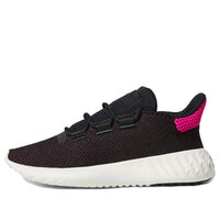 (WMNS) adidas Tubular Dusk 'Black Shock Pink' AQ1198