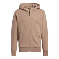 adidas Wuji Series Sportswear Casual Hooded Jacket 'Brown' HN8979