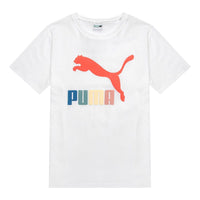 PUMA Classics Logo Interest Tee 'White' 536344-02