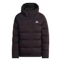 (WMNS) adidas Helionic Hooded Down Jacket 'Black' HG8747