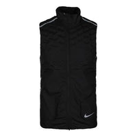 Nike Running Windproof Casual Sports Down Vest Black BV4863-010