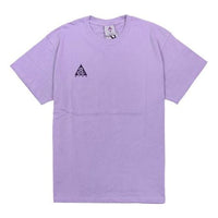 Nike ACG Small Logo Casual Short Sleeve Blue Purple / Black BQ7343-583
