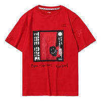 Li-Ning CF Earth Short Sleeve Couple Style Chicago Bulls 'Red' AHSQ374-4