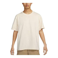 Nike Dri-FIT Quick-Drying Short-Sleeved Top 'Beige' FB4396-901