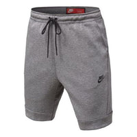 Nike Alphabet Logo Printing Lacing Loose Shorts Gray 805161-091