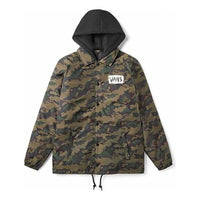 Men's Vans Stay Warm With Down Feather Athleisure Casual Sports Jacket Camouflage VN0A4BQ3T88