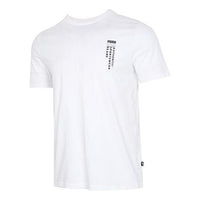 PUMA Casual Graphic T-Shirts 'White' 855975-02