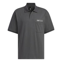 adidas Verbiage Polo Shirt 'Black' IP3979