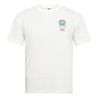 Men's Nike Logo Alphabet Breathable Printing Short Sleeve White T-Shirt DA1490-101