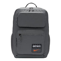 Nike Large Capacity Training Sports Zipper Fabric Schoolbag Backpack Unisex Smoke Gray DQ5183-084