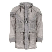 STONE ISLAND Waffen Reflective Windbreaker 'Grey' 741542999-V0063