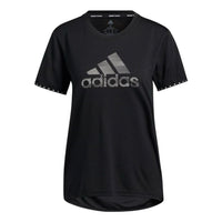 (WMNS) adidas Badge Of Sport Necessi T-Shirt Asia Sizing 'Black' GQ9412