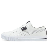 PUMA Ever Cv Casual Skateboarding Shoes Unisex White Black 383865-04