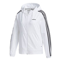 (WMNS) adidas neo W ESNTL 3S WB hooded Sports Jacket White GJ7945