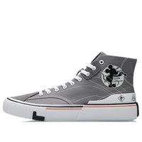Li-Ning x Mickey Mouse Canvas HI Shoes 'Grey White' AECR007-2