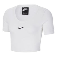 (WMNS) Nike Sportswear Essential Sports Short Sleeve White CU5174-100
