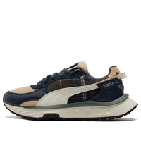 PUMA Wild Rider Flannel 'Blue Cream White' 384186-01