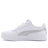 (WMNS) PUMA Carina Leather 'White Grey' 370325-18