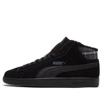 PUMA Smash V2 Mid Wtr Fleece Black Mid Board Shoes 366810-01