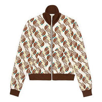 Gucci x The North Face Web Print Technical Jersey Jacket 'Ivory Brown' 651321-XJDCE-9141