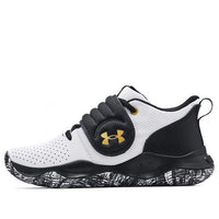 (GS) Under Armour Zone BB 'White Black Gold' 3024262-102