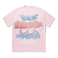 Li-Ning Keep On Rollin Graphic T-shirt 'Pink' AHSU207-3