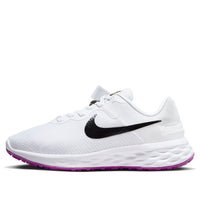(WMNS) Nike Revolution 6 FlyEase Next Nature 'White Black Purple' DC8998-101