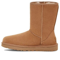 (WMNS) UGG Classic Short Bailey Zip 'Chestnut' 1144043-CHE