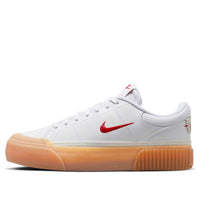 (WMNS) Nike Court Legacy Lift 'White Gum University Red' FV5526-103