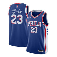 Nike NBA Jersey Icon Edition Swingman Fan Edition Philadelphia 76ers Butler No. 23 Blue 864501-408
