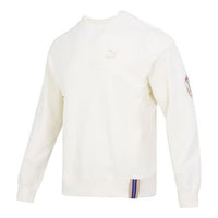 PUMA Team Badge Crew Sweater 'Beige' 677379-65