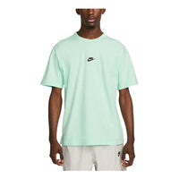 Men's Nike FW22 Solid Color Logo Embroidered Short Sleeve Green T-Shirt DO7393-379