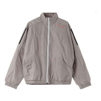 (WMNS) adidas Side Stripe Casual Sports Jacket Gray HF0000