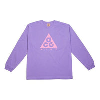 Nike NRG ACG LS Tee Casual Sports Round Neck Pullover Space Purple BQ3457-567