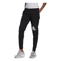 (WMNS) adidas AEROREADY Lightweight Stretchy Woven Sport Pants Asia Sizing 'Black White' GL3927
