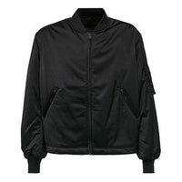 Men's Y-3 Black Back Logo Printing Long Sleeves Jacket Black GK4481